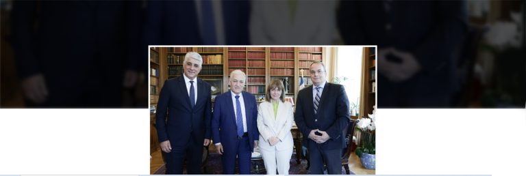 Την Πρόεδρο της Ελληνικής Δημοκρατίας Αικατερίνη Σακελλαροπούλου επισκέφθηκε ο Πρόεδρος της ΚΕΔΕ Λάζαρος Κυρίζογλου